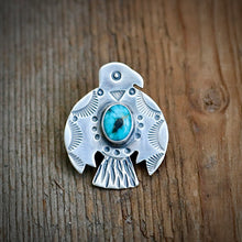 Load image into Gallery viewer, Sterling Silver Thunderbird Pin