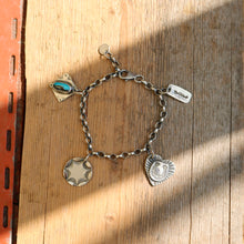 Load image into Gallery viewer, Sterling silver Charm Bracelet #4