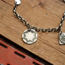 Load image into Gallery viewer, Sterling silver Charm Bracelet #8
