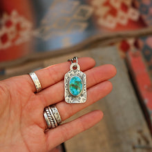 Load image into Gallery viewer, Sonoran Mountain Turquoise Dog Tag Necklace