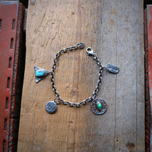 Load image into Gallery viewer, Sterling silver Charm Bracelet #3