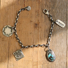 Load image into Gallery viewer, Sterling silver Charm Bracelet #8