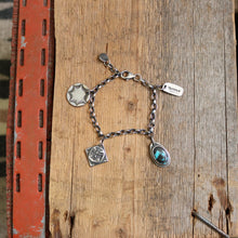 Load image into Gallery viewer, Sterling silver Charm Bracelet #8