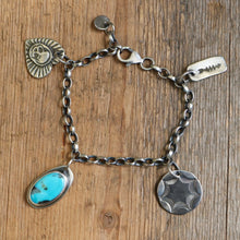 Load image into Gallery viewer, Sterling silver Charm Bracelet #5