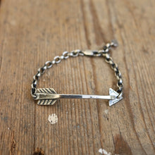 Load image into Gallery viewer, Sterling silver Arrow Bracelet