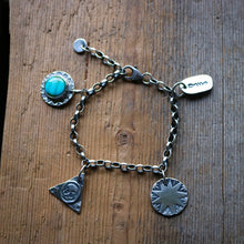 Load image into Gallery viewer, Sterling silver Charm Bracelet #1