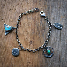 Load image into Gallery viewer, Sterling silver Charm Bracelet #3
