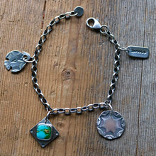 Load image into Gallery viewer, Sterling silver Charm Bracelet #2