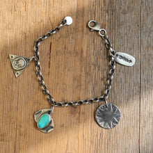 Load image into Gallery viewer, Sterling silver Charm Bracelet #7