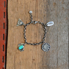 Load image into Gallery viewer, Sterling silver Charm Bracelet #7