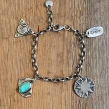 Load image into Gallery viewer, Sterling silver Charm Bracelet #7