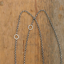 Load image into Gallery viewer, Vintage Sterling Silver Snoopy pendant + Nacozari turquoise Feather Pendant Reworked Necklace