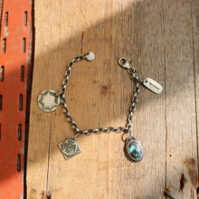 Load image into Gallery viewer, Sterling silver Charm Bracelet #8