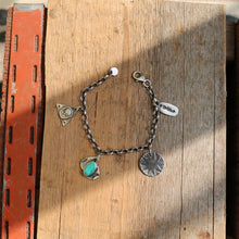 Load image into Gallery viewer, Sterling silver Charm Bracelet #7