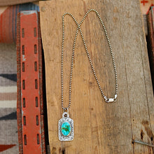 Load image into Gallery viewer, Sonoran Mountain Turquoise Dog Tag Necklace