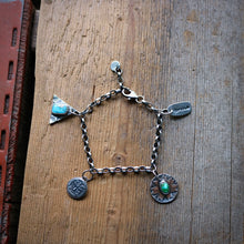 Load image into Gallery viewer, Sterling silver Charm Bracelet #3