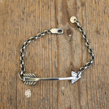 Load image into Gallery viewer, Sterling silver Arrow Bracelet