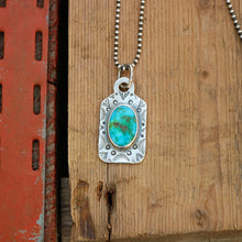 Load image into Gallery viewer, Sonoran Mountain Turquoise Dog Tag Necklace