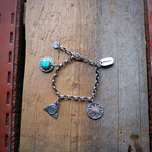 Load image into Gallery viewer, Sterling silver Charm Bracelet #1
