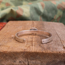 Load image into Gallery viewer, Sterling silver + Egyptian Turquoise cuff - 6.5”
