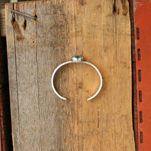Load image into Gallery viewer, Sterling silver + Egyptian Turquoise cuff - 6.5”