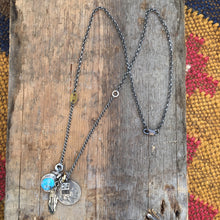 Load image into Gallery viewer, Castle Dome Turquoise Reworked Necklace