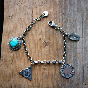 Sterling silver Charm Bracelet #1
