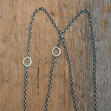 Load image into Gallery viewer, Vintage Sterling Silver Snoopy pendant + Blue Moon turquoise Pendant Reworked Necklace