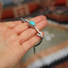 Load image into Gallery viewer, Sterling silver Arrow + Pilot Mountain Bracelet #1