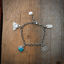 Load image into Gallery viewer, Sterling silver Charm Bracelet #1