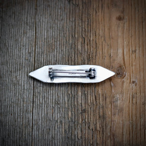 Sterling Silver + Pilot Mountain bar Pin