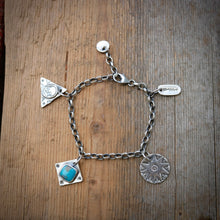Load image into Gallery viewer, Sterling silver Charm Bracelet #1