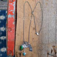 Load image into Gallery viewer, VINTAGE 70s New Jersey State pendant Reworked Necklace