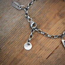 Load image into Gallery viewer, Sterling silver Charm Bracelet #1