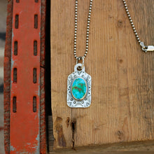 Load image into Gallery viewer, Sonoran Mountain Turquoise Dog Tag Necklace