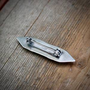 Sterling Silver + Pilot Mountain bar Pin