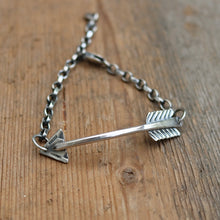 Load image into Gallery viewer, Sterling silver Arrow Bracelet