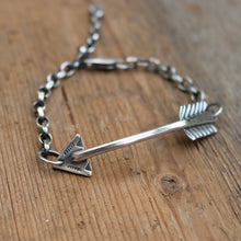 Load image into Gallery viewer, Sterling silver Arrow Bracelet