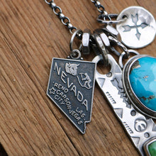 Load image into Gallery viewer, VINTAGE 70s Nevada State pendant Reworked Necklace