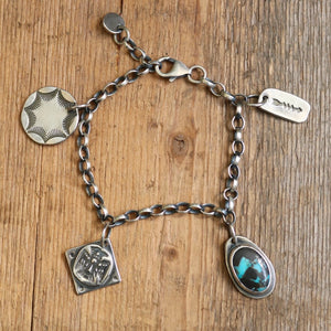 Sterling silver Charm Bracelet #8
