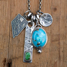 Load image into Gallery viewer, VINTAGE 70s Nevada State pendant Reworked Necklace