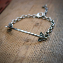 Load image into Gallery viewer, Sterling silver Arrow Bracelet