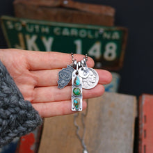 Load image into Gallery viewer, VINTAGE 70s ILLINOIS State Pendant Reworked Necklace