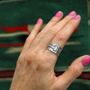 Arrow Sterling Ring >> UK O 1/2