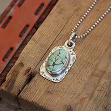 Load image into Gallery viewer, Damele Turquoise Dog Tag Necklace