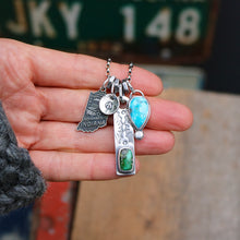 Load image into Gallery viewer, VINTAGE 70s Indiana State pendant Reworked Necklace