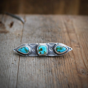 Sterling Silver + Pilot Mountain bar Pin