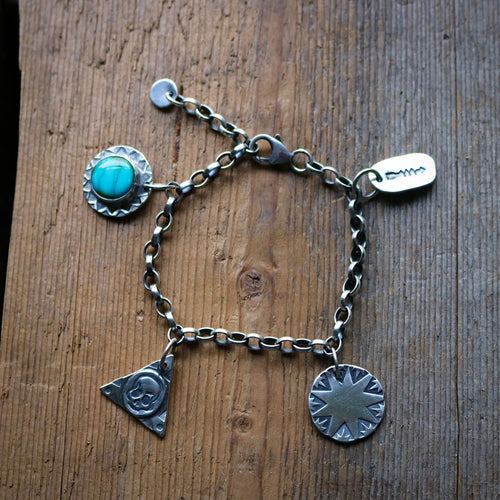 Sterling silver Charm Bracelet #1