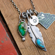 Load image into Gallery viewer, VINTAGE 70s Missouri State pendant Reworked Necklace