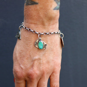 Sterling silver Charm Bracelet #7